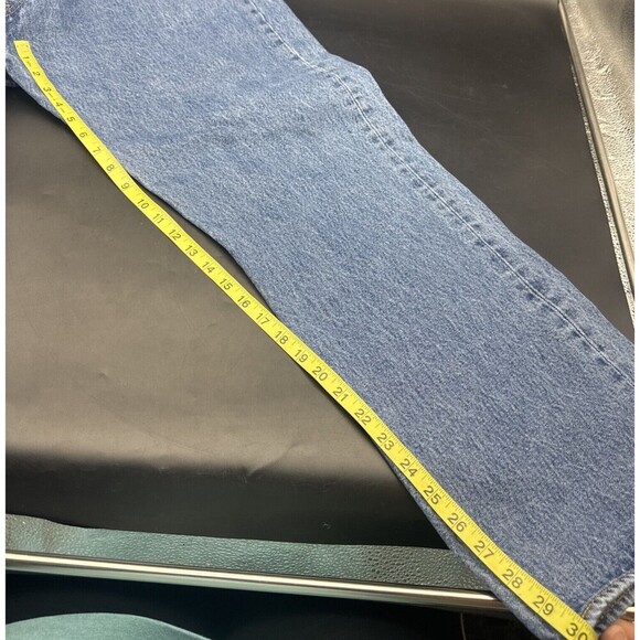 Levi's 501 Men’s Blue Denim Jeans Size 42x30 Button Fly Medium Wash - Picture 11 of 11